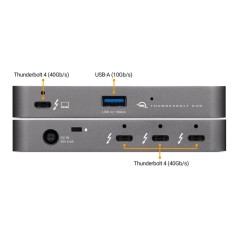 "OWC Thunderbolt Hub - 3 x TB4 (OWCTB4HUB5P) | Fast, Reliable Performance"